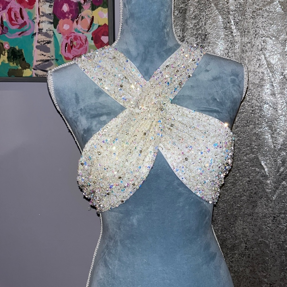 Retrofete Lio Top in Iridescent White